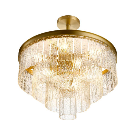 Lampa wisząca ICELAND 60 cm - mosiądz, szkło kryształowe Step Into Design