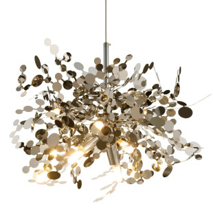 Lampa wisząca MONETTI złota 40 cm  Step Into Design