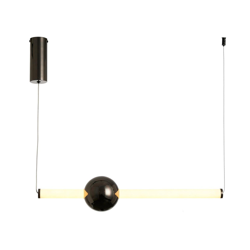 Lampa wisząca O-LINE LED 63 cm czarna Step Into Design