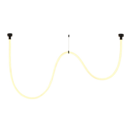 Lampa wisząca SNAKE LED wąż ledowy czarna 300 cm Step Into Design