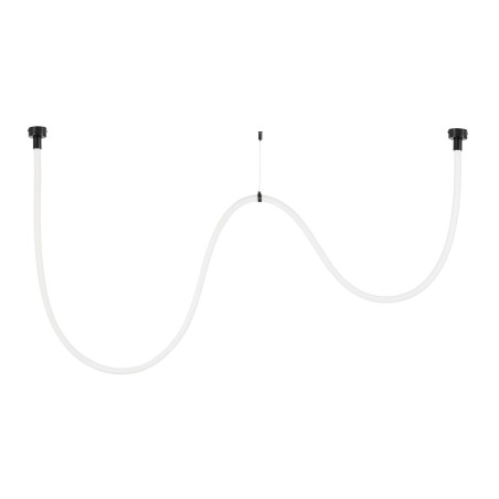 Lampa wisząca SNAKE LED wąż ledowy czarna 300 cm Step Into Design
