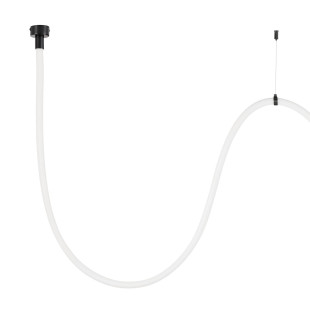 Lampa wisząca SNAKE LED wąż ledowy czarna 300 cm Step Into Design