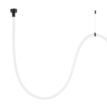 Lampa wisząca SNAKE LED wąż ledowy czarna 300 cm Step Into Design