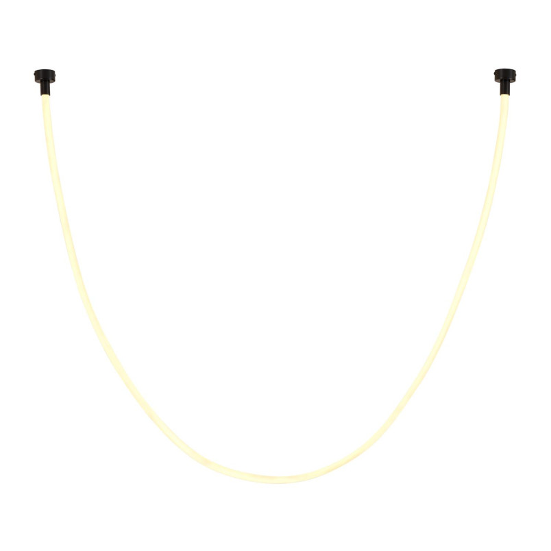 Lampa wisząca SNAKE LED wąż ledowy czarna 300 cm Step Into Design