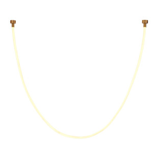 Lampa wisząca SNAKE LED wąż ledowy złota 300 cm Step Into Design