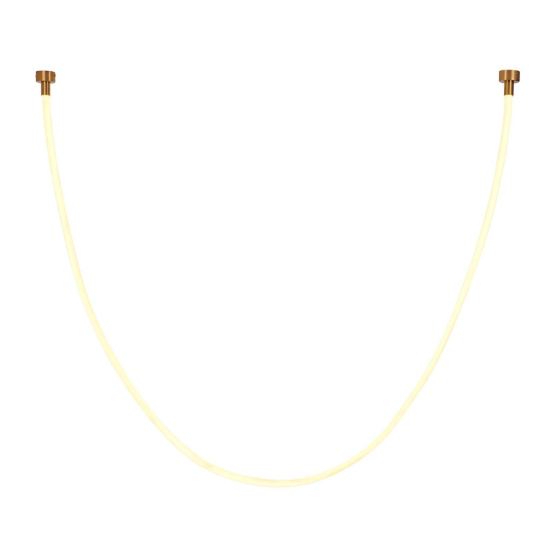 Lampa wisząca SNAKE LED wąż ledowy złota 300 cm Step Into Design