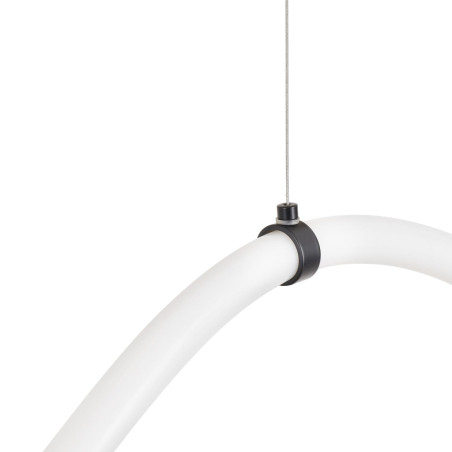 Lampa wisząca SNAKE LED wąż ledowy czarna 400 cm  Step Into Design