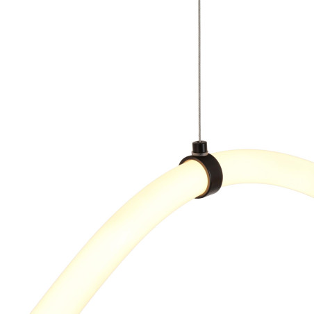 Lampa wisząca SNAKE LED wąż ledowy czarna 400 cm  Step Into Design