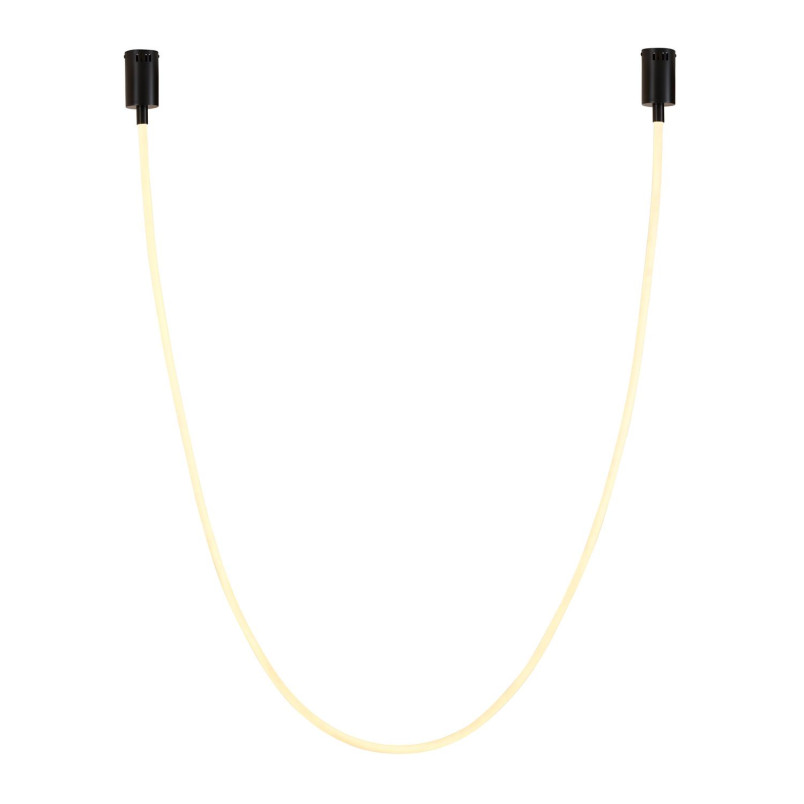 Lampa wisząca SNAKE LED wąż ledowy czarna 400 cm  Step Into Design
