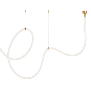 Lampa wisząca SNAKE LED wąż ledowy złota 500 cm Step Into Design