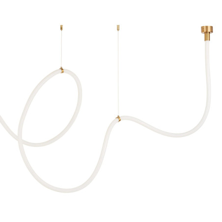 Lampa wisząca SNAKE LED wąż ledowy złota 500 cm Step Into Design