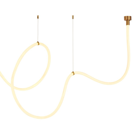 Lampa wisząca SNAKE LED wąż ledowy złota 500 cm Step Into Design