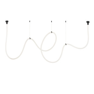 Lampa wisząca SNAKE LED wąż ledowy czarna 500 cm Step Into Design