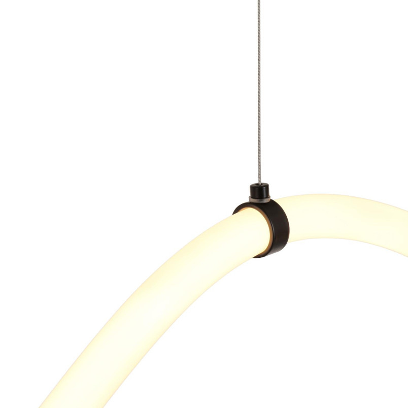 Lampa wisząca SNAKE LED wąż ledowy czarna 500 cm Step Into Design