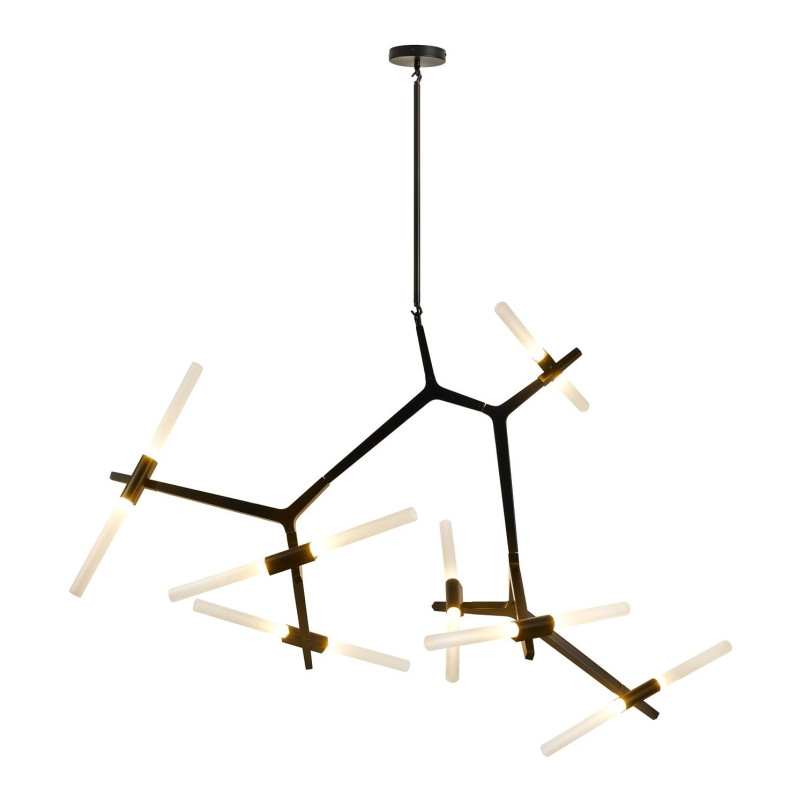 Lampa sufitowa designerska Sticks XIV 120-180cm czarna Step Into Design