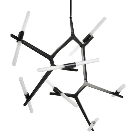 Lampa sufitowa designerska Sticks XIV 120-180cm czarna Step Into Design