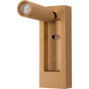 Kinkiet reflektorek Core LED złoty MaxLight