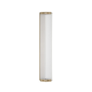 Kinkiet szklany w stylu retro Nezzo LED 3000K 60cm antyczny mosiądz