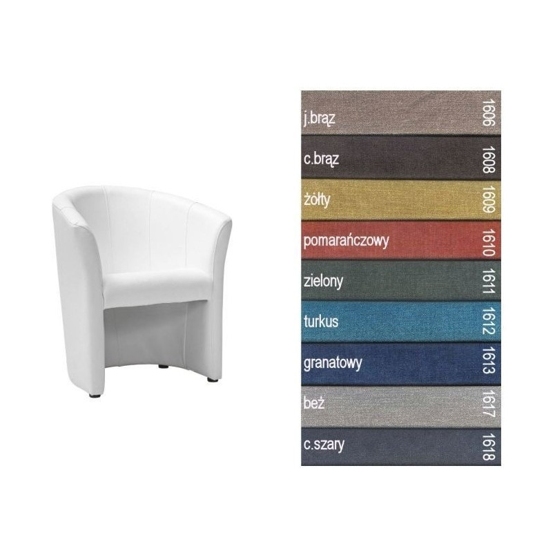Fotel klubowy szary Signal TM-1 - Stylowy i wygodny