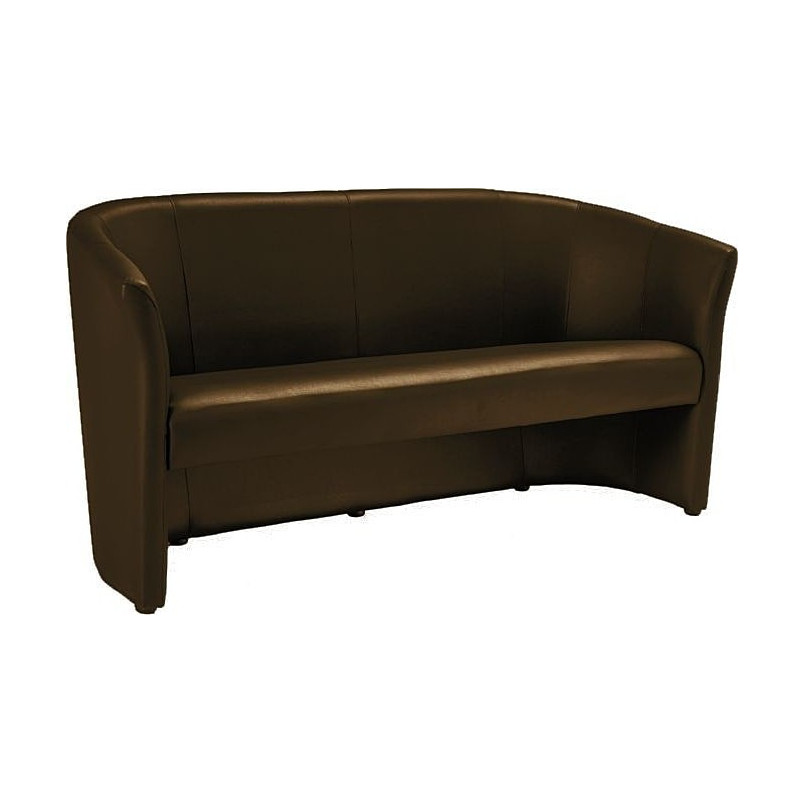 Sofa 3-osobowa Signal TM-3 z ekoskóry | Ciemny brąz