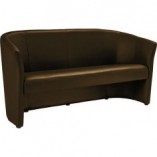 Sofa 3-osobowa Signal TM-3 z ekoskóry | Ciemny brąz