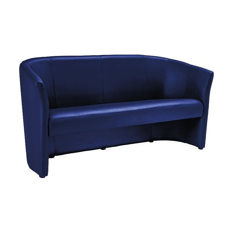 Sofa 3-osobowa Signal TM-3, Eko-skóra, Granatowa - Komfort i styl