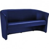 Sofa 3-osobowa Signal TM-3, Eko-skóra, Granatowa - Komfort i styl