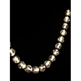 Lampa wisząca nowoczesna ściemniana Sophix LED 3000K 280cm przeźroczysty / czarny / chrom