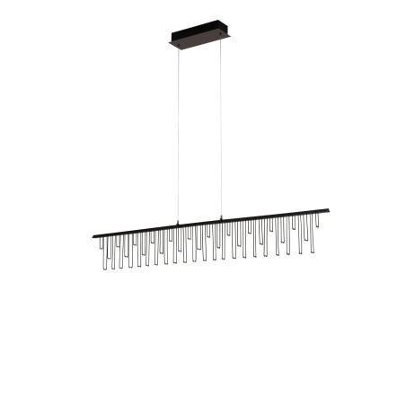 Lampa wisząca podłużna designerska Mars LED 3000K 120cm czarny chrom