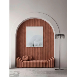 Lampa podłogowa metalowa designerska Mars LED 3000K 140cm czarny chrom