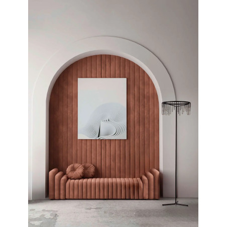 Lampa podłogowa metalowa designerska Mars LED 3000K 140cm czarny chrom