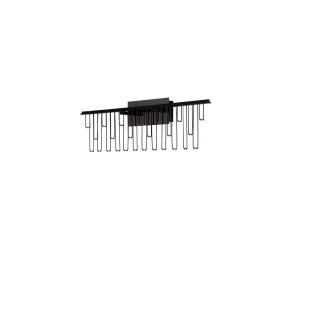 Kinkiet metalowy designerski Mars LED 3000K czarny chrom