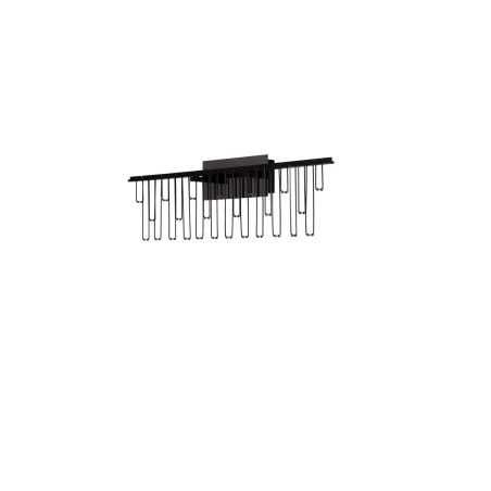 Kinkiet metalowy designerski Mars LED 3000K czarny chrom