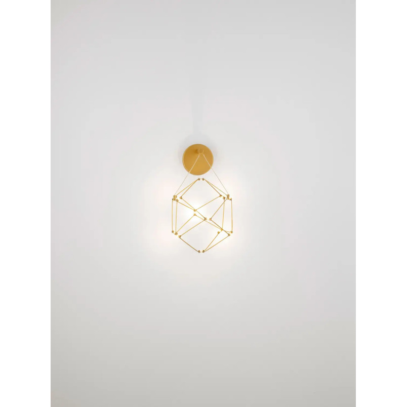 NEBULAWallVCopper&Gold Metal LED 6 W 230V 345Lm 3000K IP20 L:17W:23.4 H:31cm
