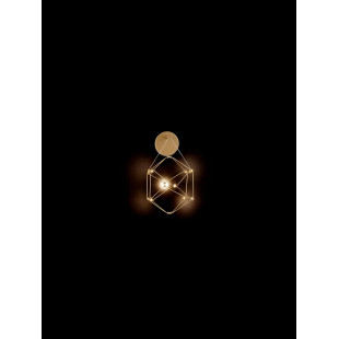 NEBULAWallVCopper&Gold Metal LED 6 W 230V 345Lm 3000K IP20 L:17W:23.4 H:31cm