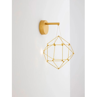 NEBULAWallVCopper&Gold Metal LED 6 W 230V 345Lm 3000K IP20 L:17W:23.4 H:31cm