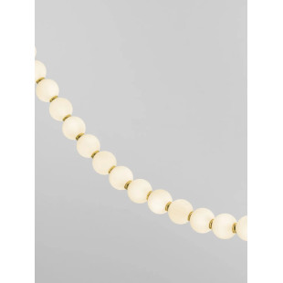 Lampa wisząca szklane kule Moti Long LED 3000K 200cm opal / złoty