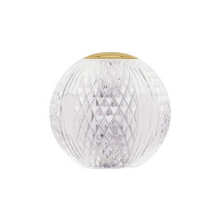 Lampa stołowa kula glamour Jewels LED 3200K 9cm przeźroczysto-złota
