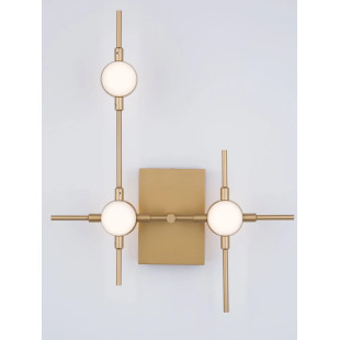 Kinkiet designerski Matter LED 3000K złoty
