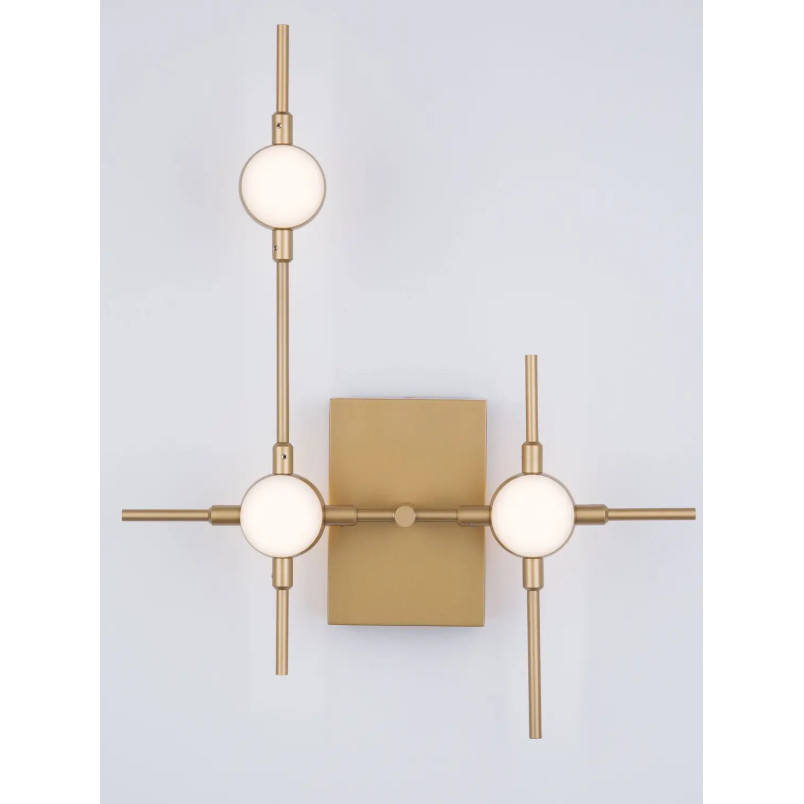 Kinkiet designerski Matter LED 3000K złoty