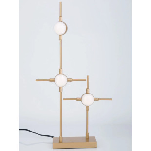 Lampa stołowa designerska Matter LED 3000K 52cm złota