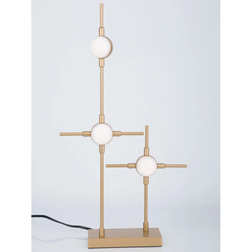 Lampa stołowa designerska Matter LED 3000K 52cm złota