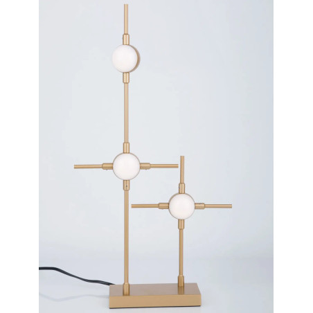 Lampa stołowa designerska Matter LED 3000K 52cm złota