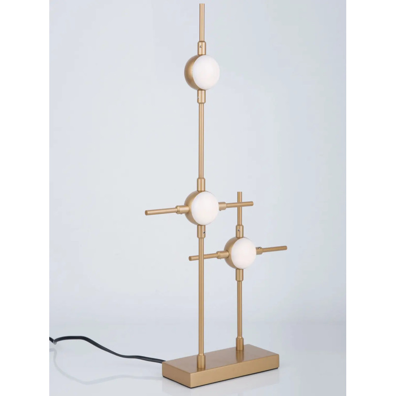 Lampa stołowa designerska Matter LED 3000K 52cm złota