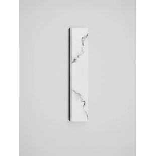Kinkiet kamienny Doha LED 3000K 49cm czarny / alabaster