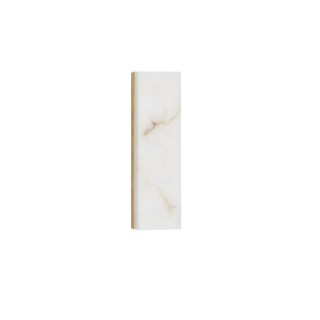 Kinkiet kamienny Doha LED 3000K 32cm złoty mosiądz / alabaster