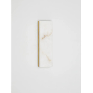 Kinkiet kamienny Doha LED 3000K 32cm złoty mosiądz / alabaster