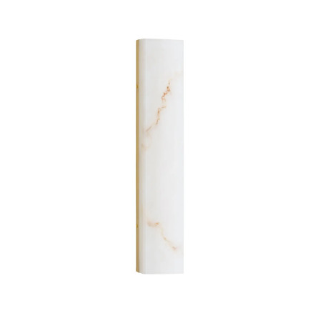 Kinkiet kamienny Doha LED 3000K 49cm złoty mosiądz / alabaster