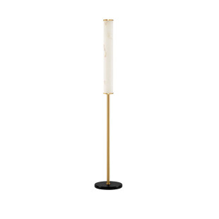 Lampa podłogowa modern Casoni 140cm LED 3000K imitacja alabastru / złoty mosiądz