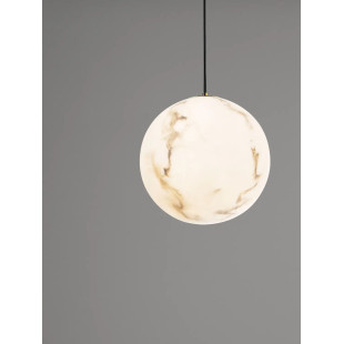Lampa wisząca kula z imitacji alabastru Cucco 25cm